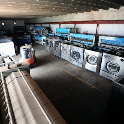 唐山现场买卖二手工业洗衣设备水洗厂二手各种洗涤设备烫平机
