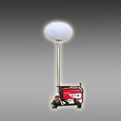 移动充气式月球灯 球形照明车 道路施工照明灯