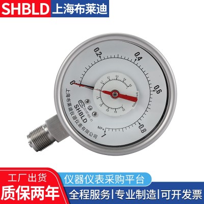 上海布莱迪CYW-103B不锈钢差压表气压表
